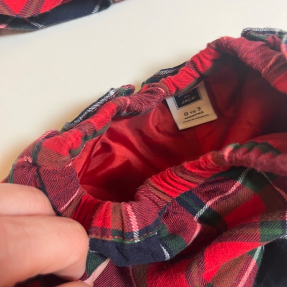 Janie and Jack 0-3M Holiday with matching bloomers - Picture 2 of 4